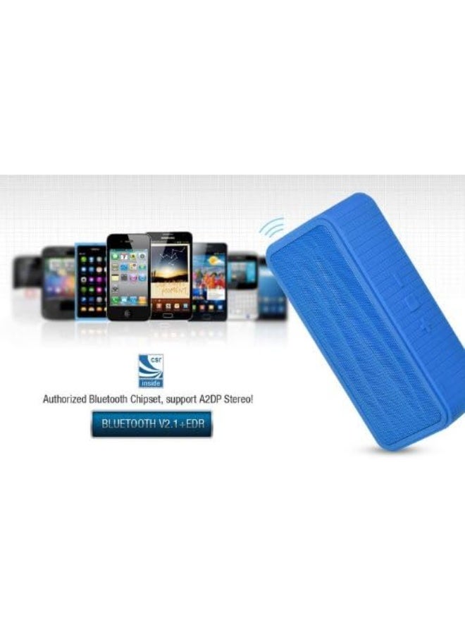 Divoom Onbeat 200 Portable Bluetooth Speaker, Wireless Stereo Sound, Rechargeable Battery, Blue - Image 2